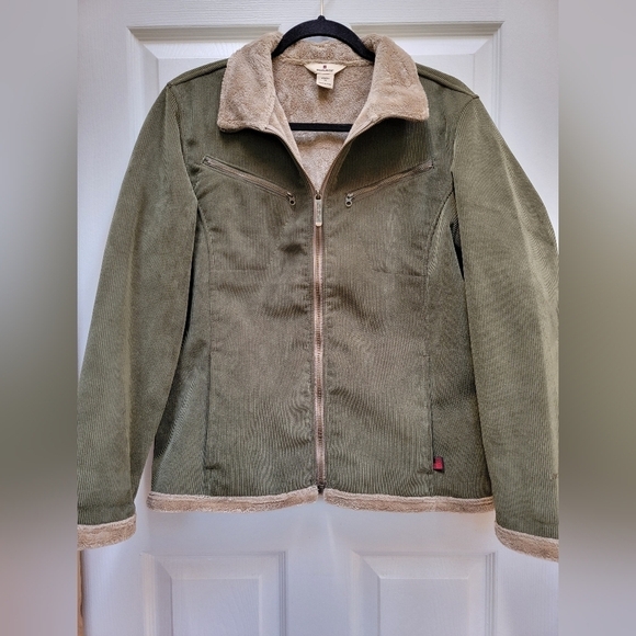 Woolrich Olive Green Corduroy Jacket - Picture 1 of 4